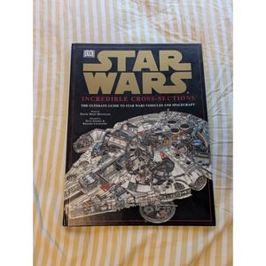 Star Wars Incredible Cross-Sections 1st Printing HCDJ 1998 DK Millennium Falcon